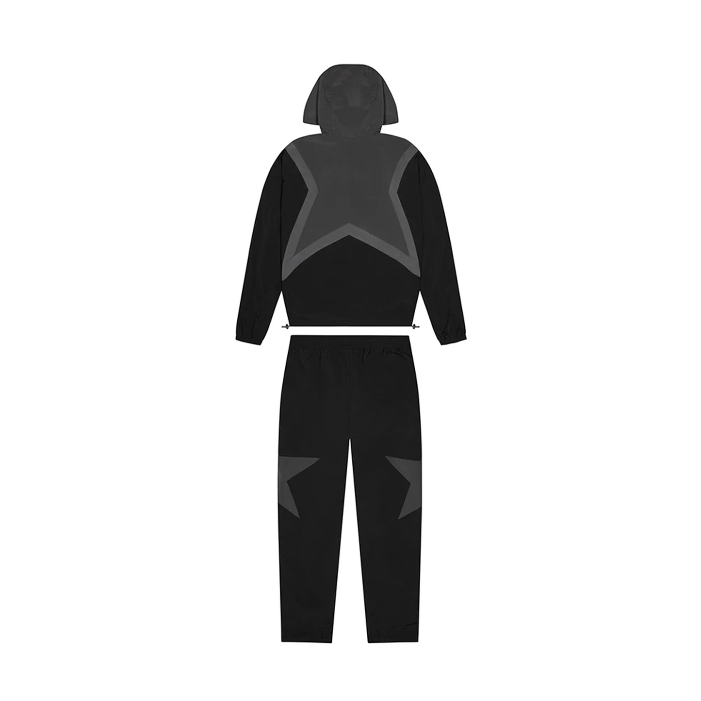Trapstar Irongate Arch Star Shell Tracksuit 'Black' - Kick Game