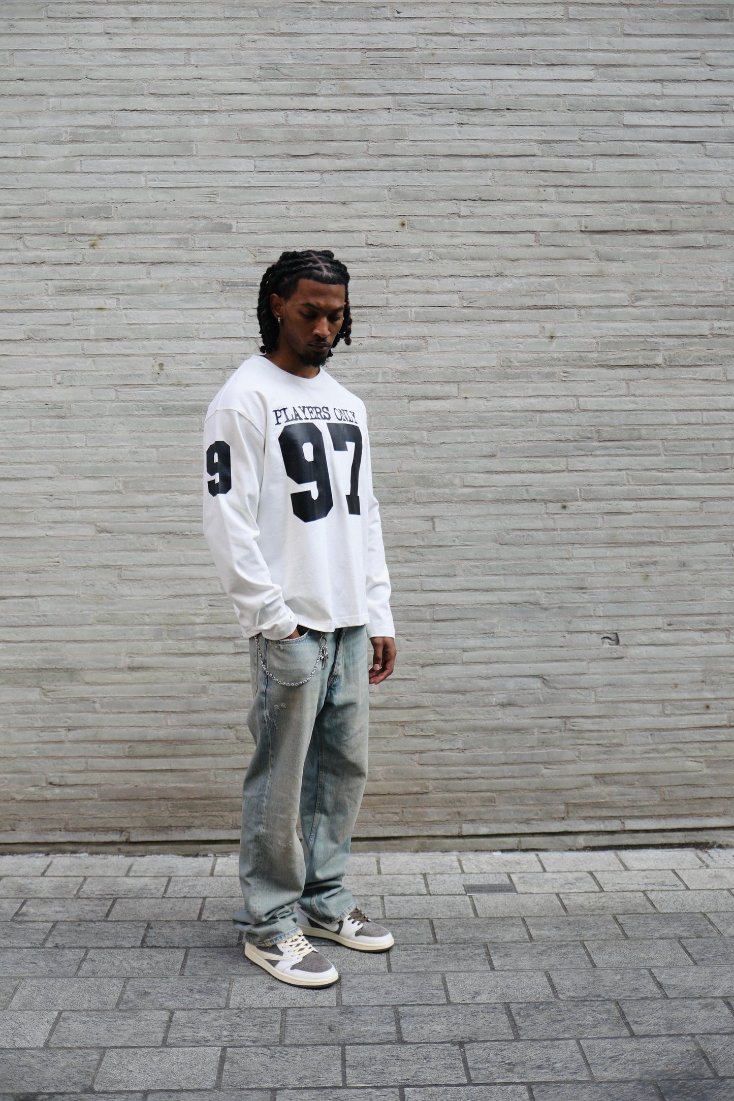 PLAYERS ONLY ECRU JERSEY LONG SLEEVE - Kick Game
