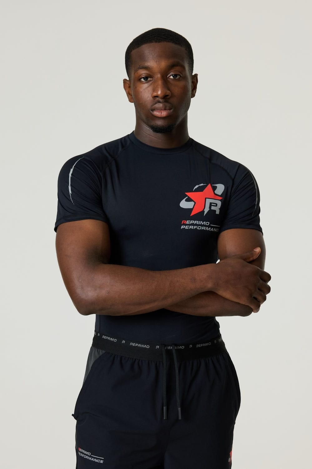 RP Base-Layer T-Shirt - Black / Red - Kick Game