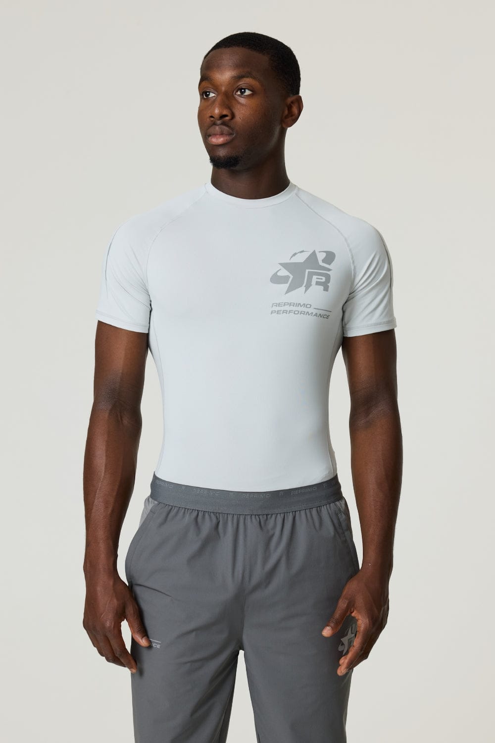 RP Base-Layer T-Shirt - Light Grey/Reflective - Kick Game