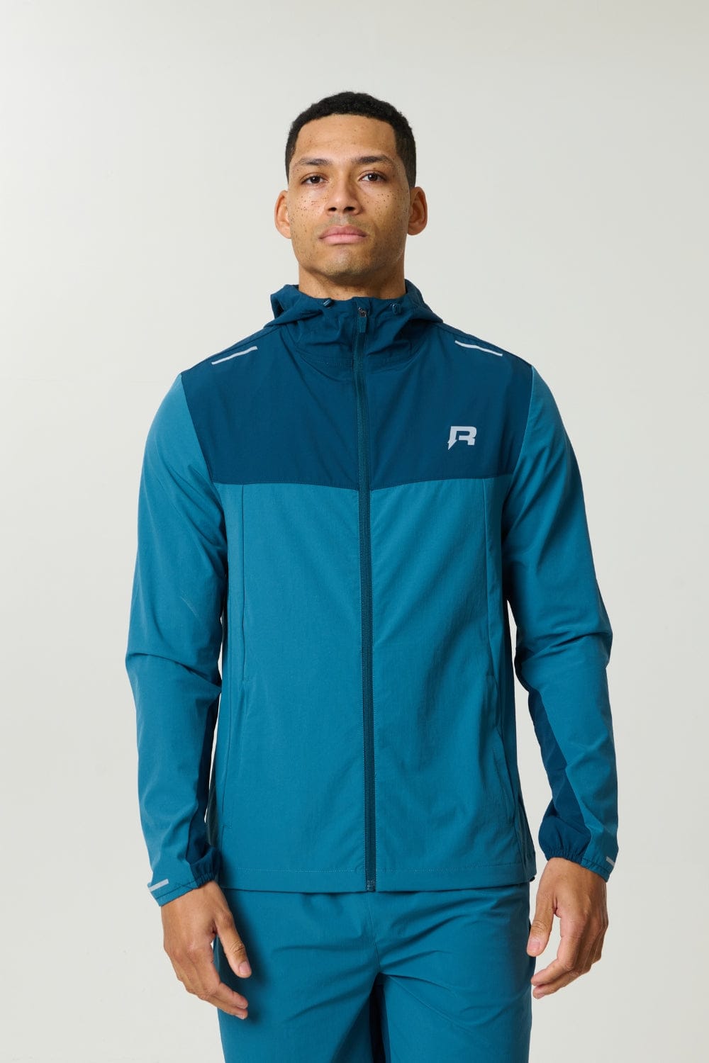 FLIGHT WINDBREAKER - LAKE BLUE / TEAL - Kick Game