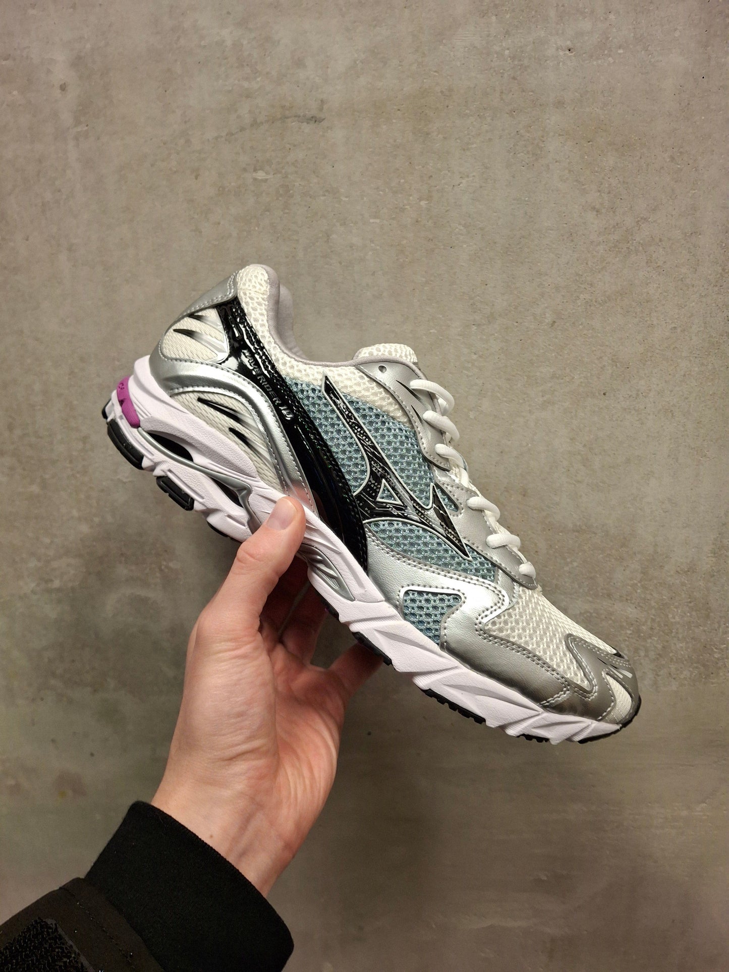 Mizuno Wave Rider 10 Sport 'Snow White Black Slate' - Kick Game