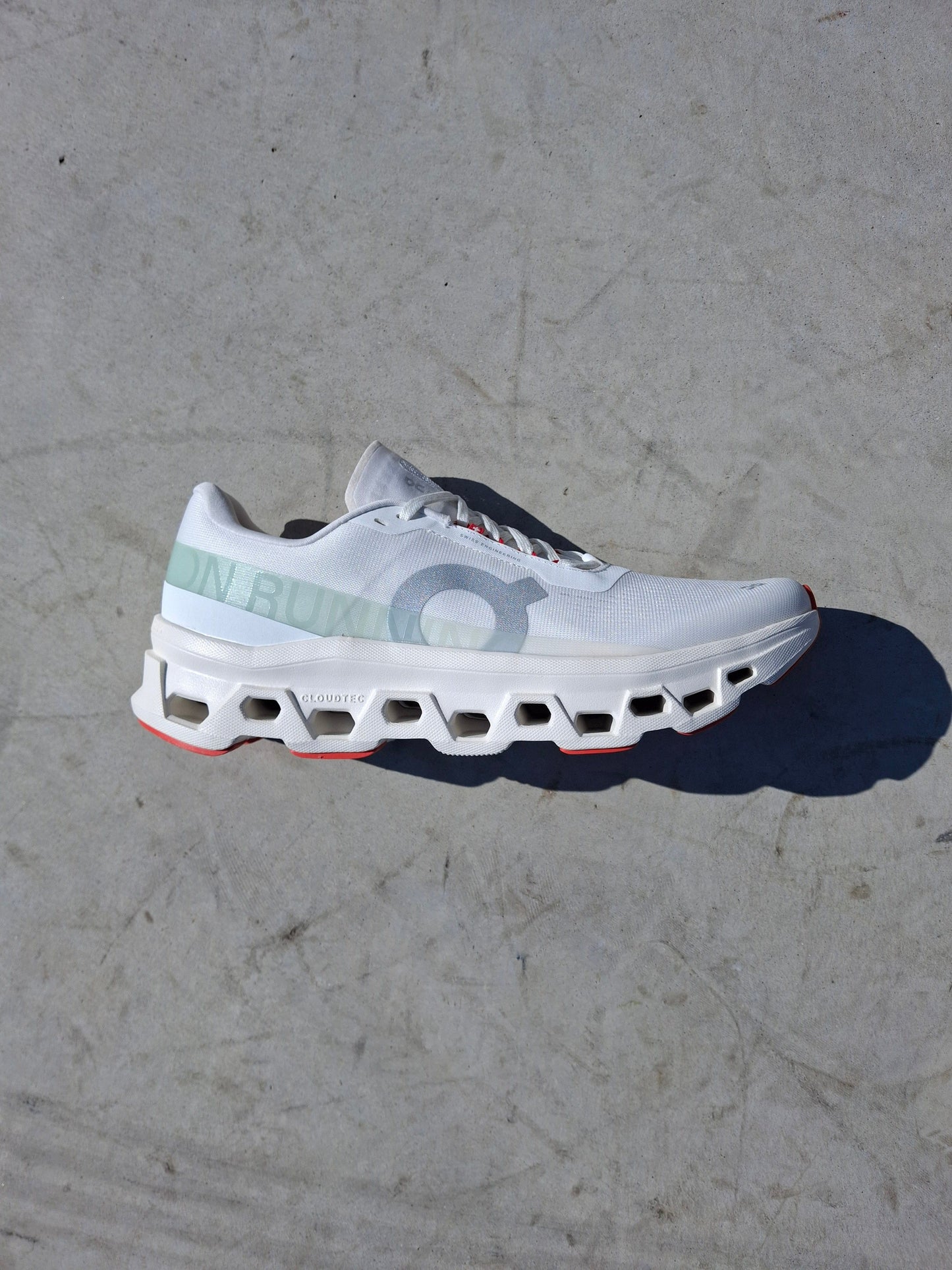 On Cloudmonster 1 'Ivory Creek' - Kick Game