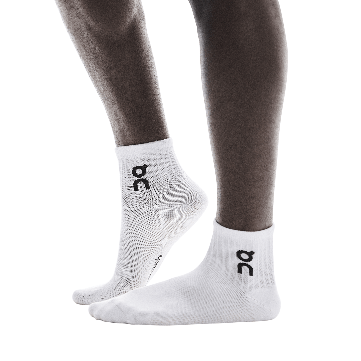 On Logo Sock Mid 3P 'White' - Kick Game