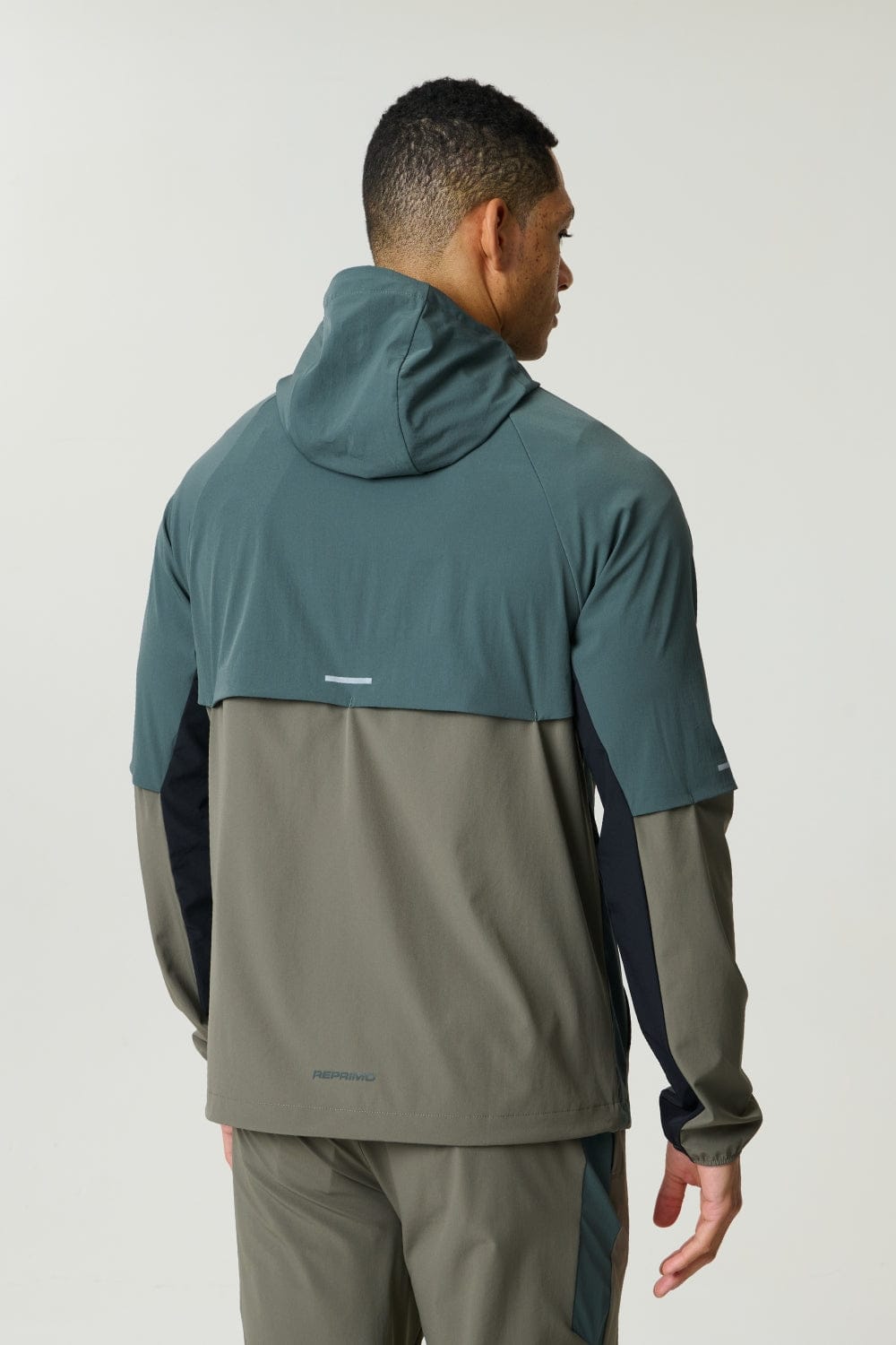 Reprimo Vortex Windbreaker Jacket 'Dark Moss Grey Velvet' - Kick Game