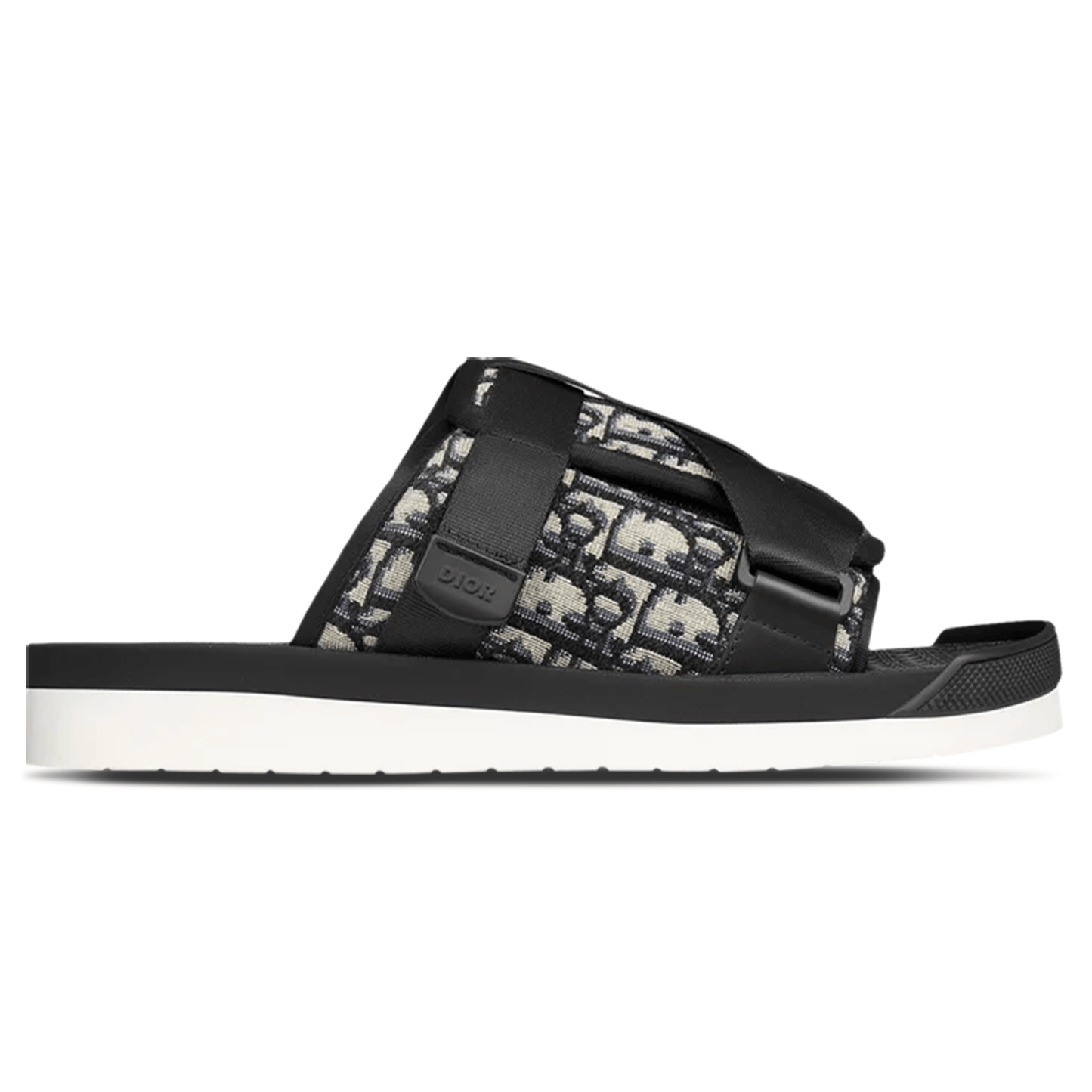 Dior Alpha Sandal 'Dior Oblique - Beige Black' - Kick Game