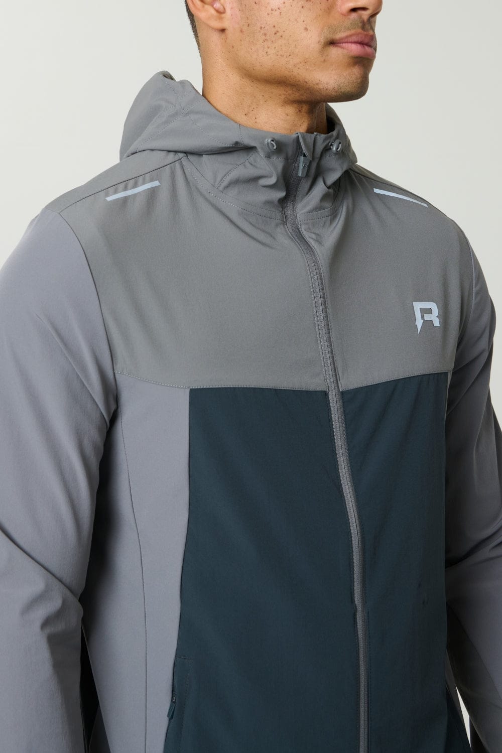 FLIGHT WINDBREAKER - GARGOYLE / ASH GREEN - Kick Game