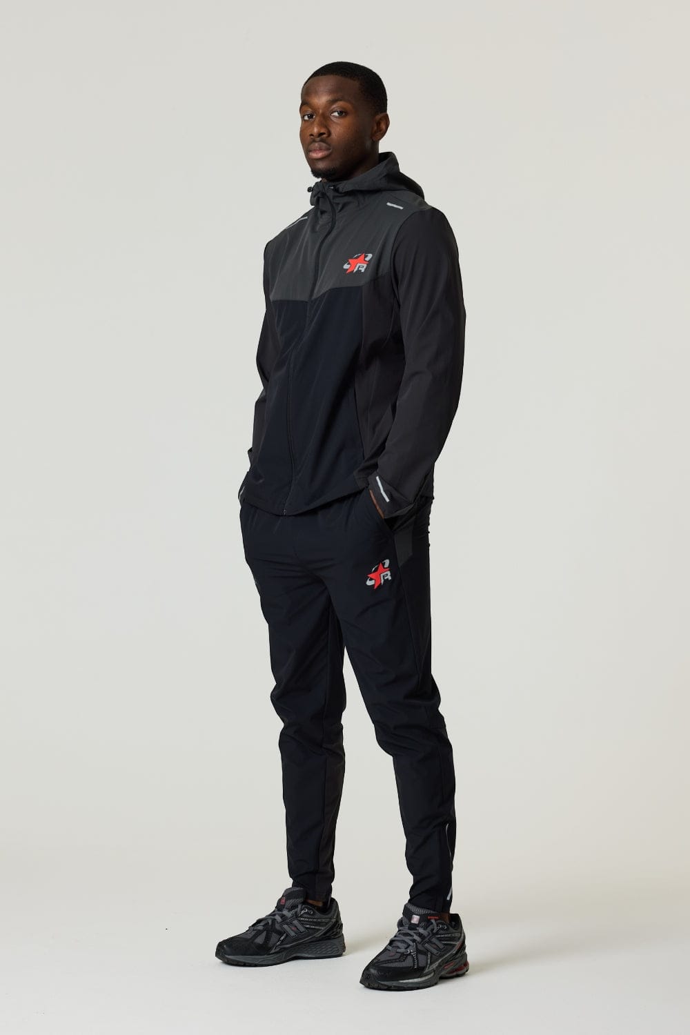 RP Flight Windbreaker - Black / Red - Kick Game