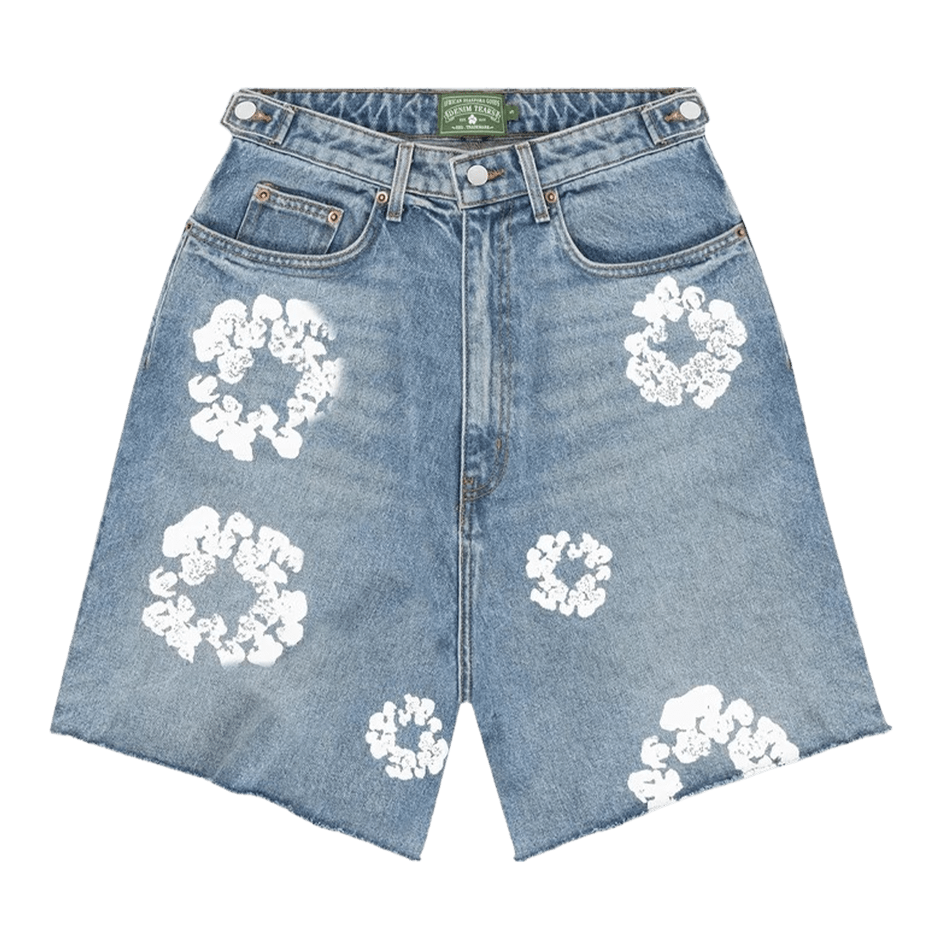Denim Tears X Levi's Wreath Jean Shorts 'Light Wash' – Kick Game