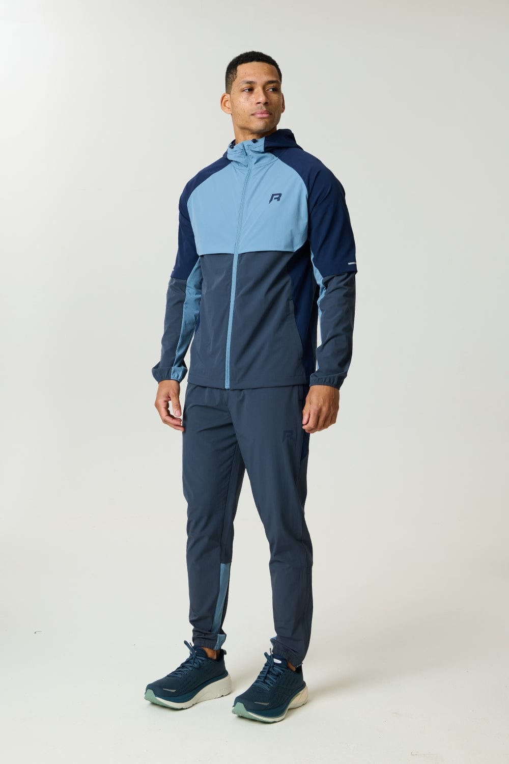 Reprimo Vortex Windbreaker Jacket 'Dusty Blue Ink Blue' - Kick Game