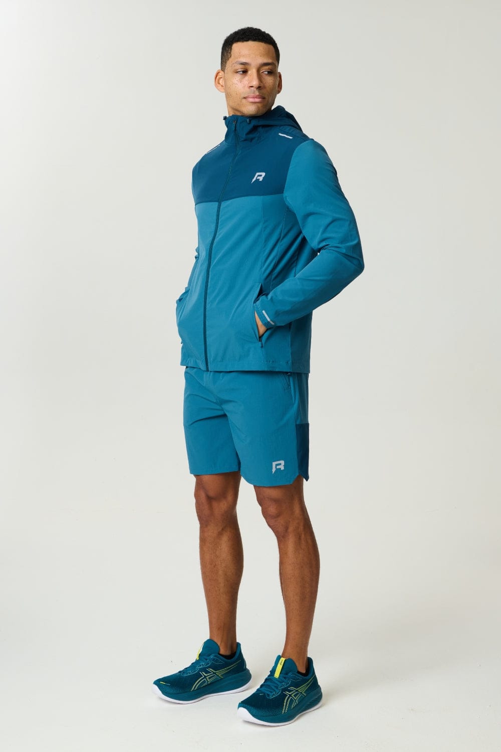 FLIGHT WINDBREAKER - LAKE BLUE / TEAL - Kick Game