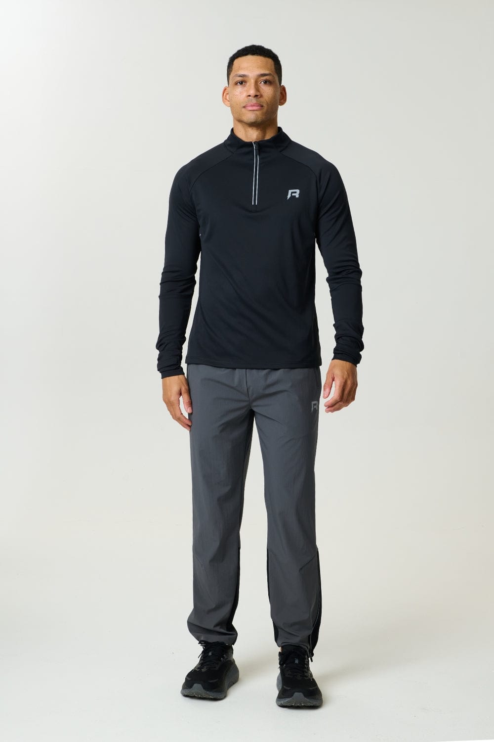 Reprimo Clima Quarter Zip 'Obsidian' - Kick Game