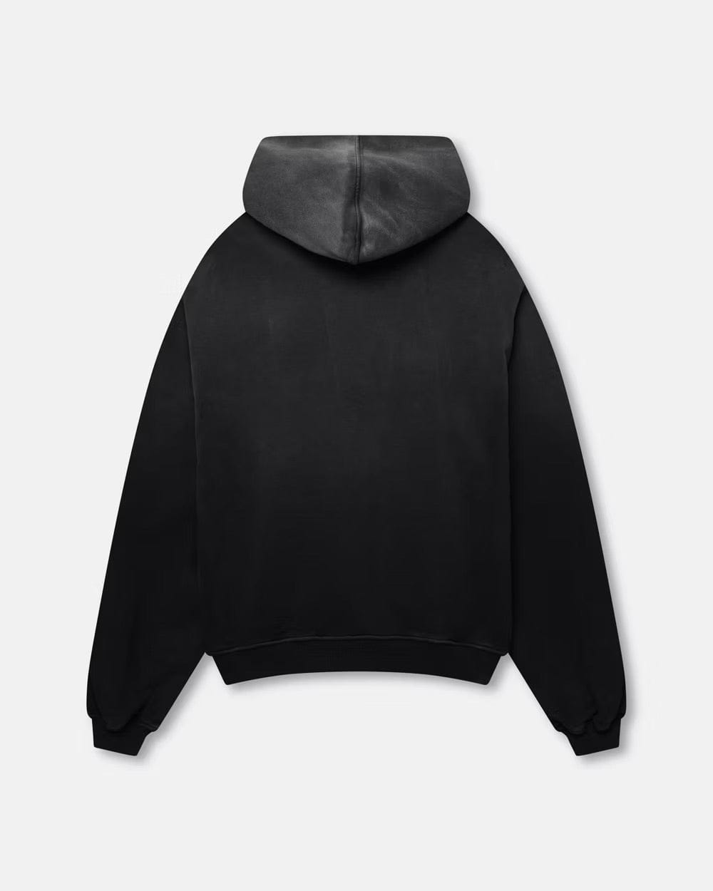 KAIZEN MARKET BLANK HEAVYWEIGHT FADE OUT HOODIE BLACK - Kick Game