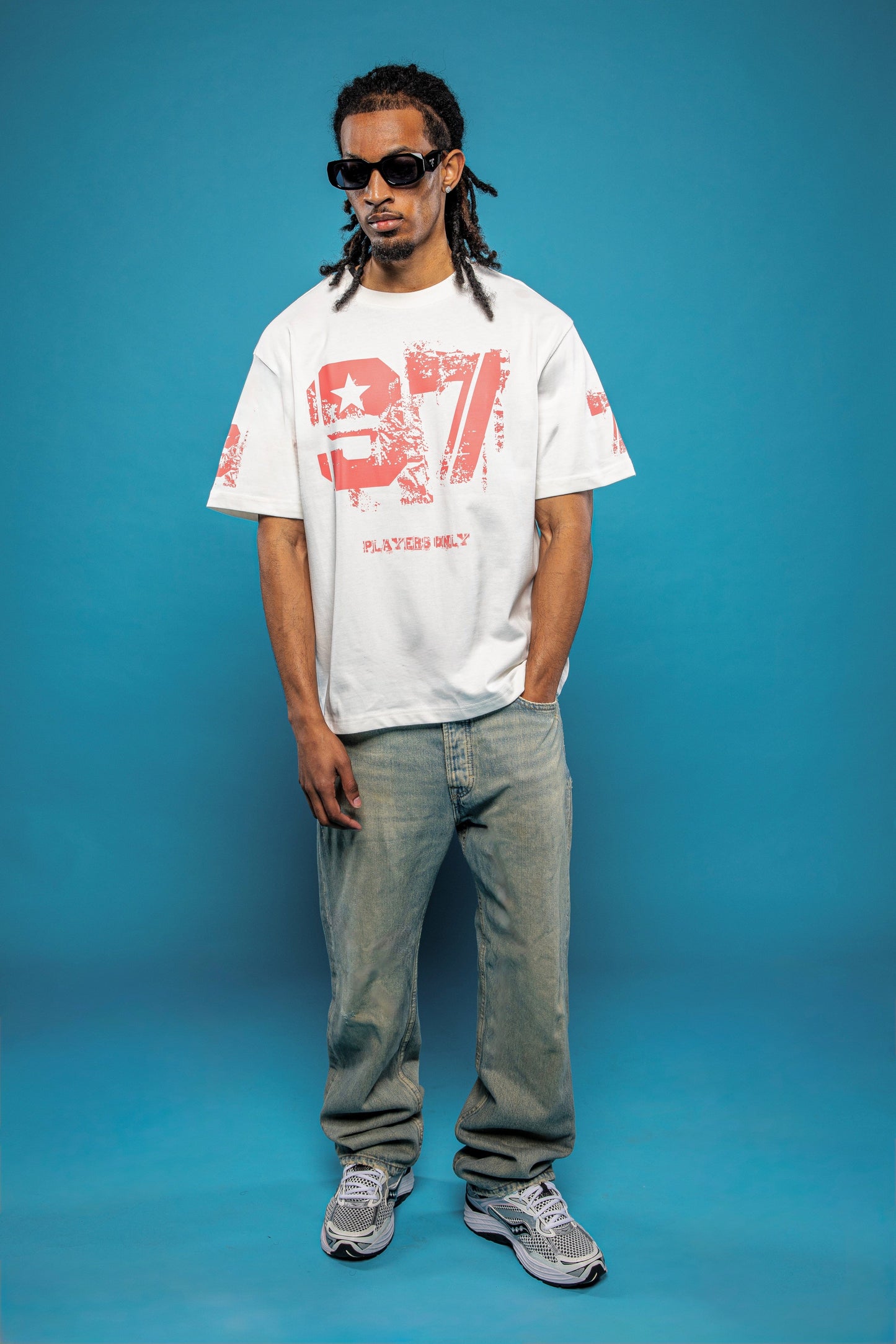 PLAYERS ONLY DISTRESSED 97 JERSEY TEE - Kick Game