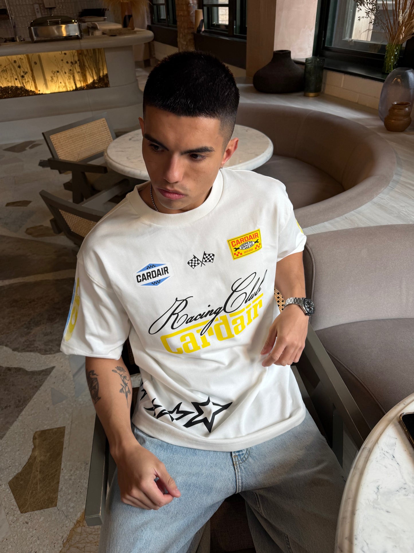 Cardair Racing Club T Shirt - White - Kick Game
