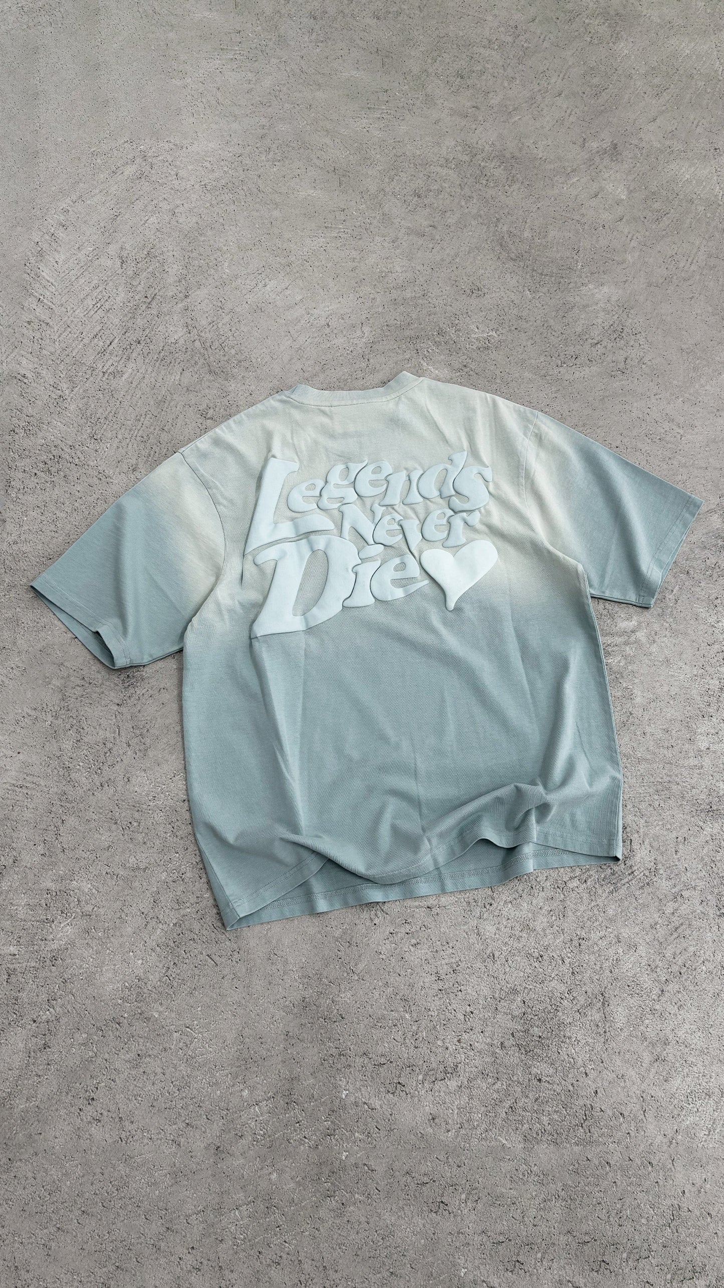 Legende Paris LND GRADIENT T-SHIRT - ICY BLUE - Kick Game