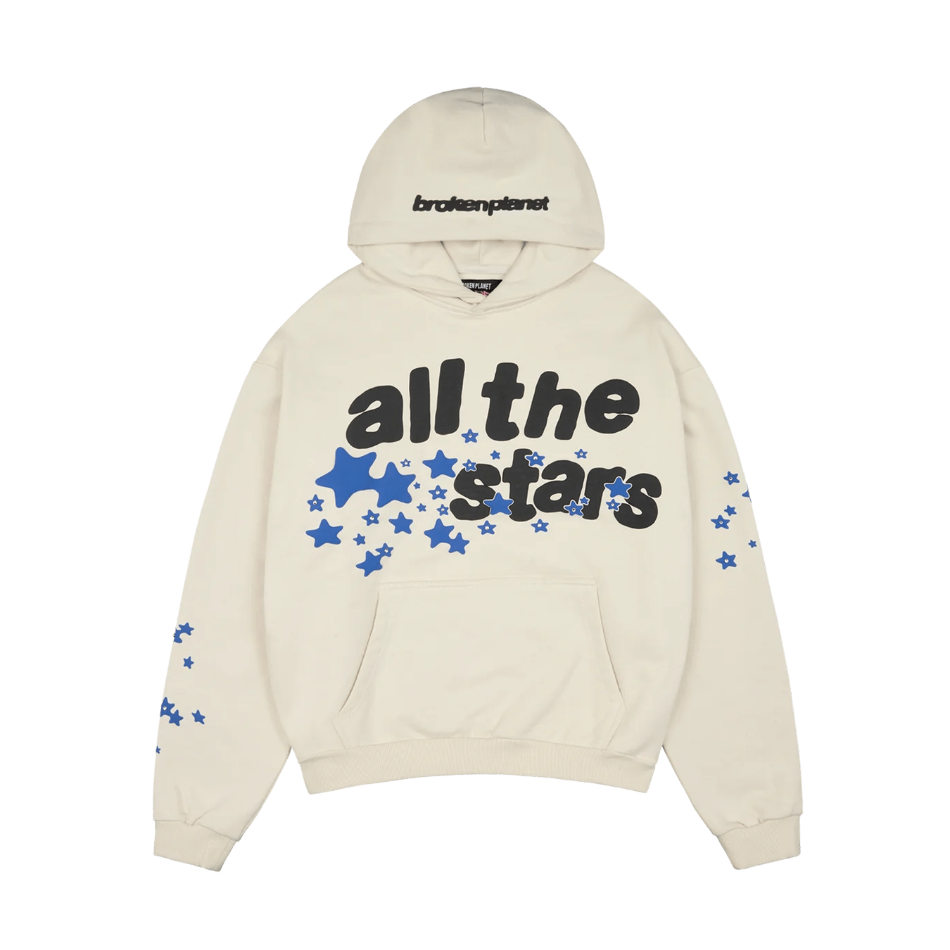 Broken Planet Hoodie 'All The Stars' - Ivory White – Kick Game