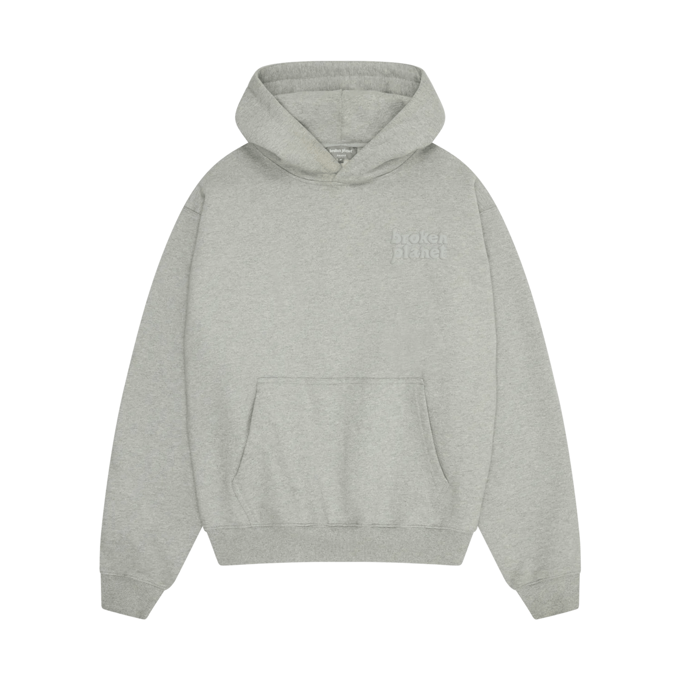 Broken Planet Basics Hoodie - Heather Grey — Kick Game