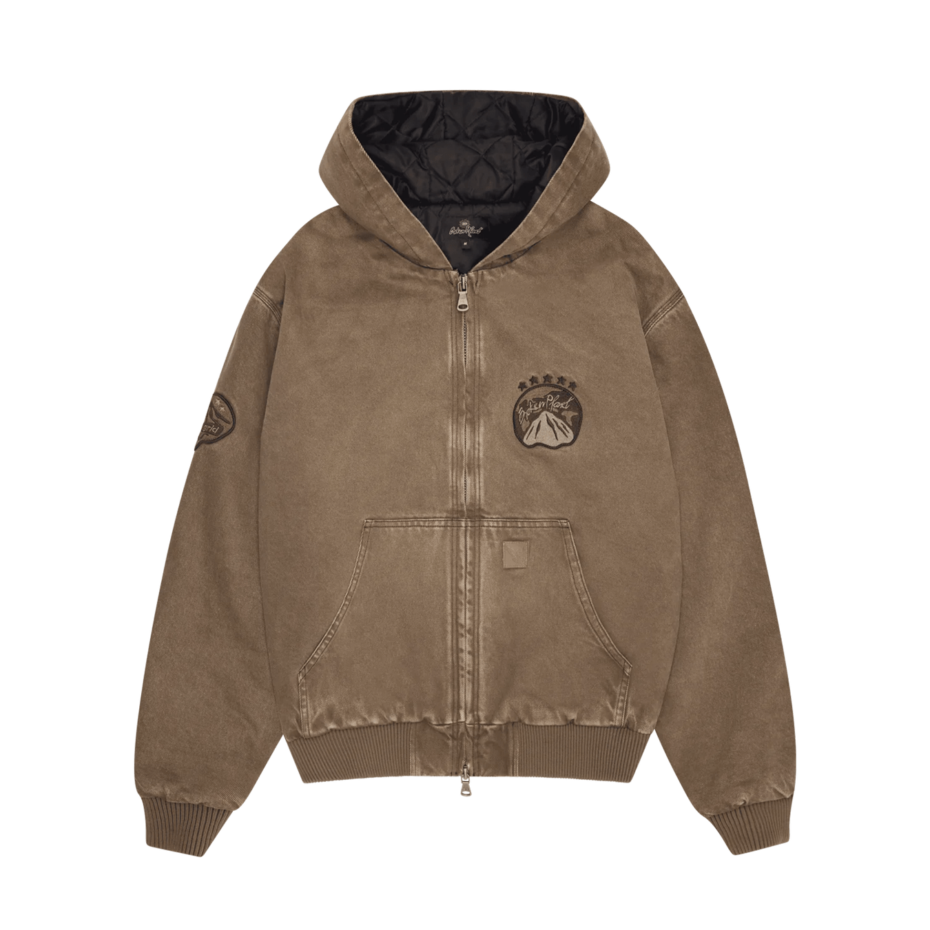 Broken Planet Denim Workwear Jacket - Washed Brown — Kick Game