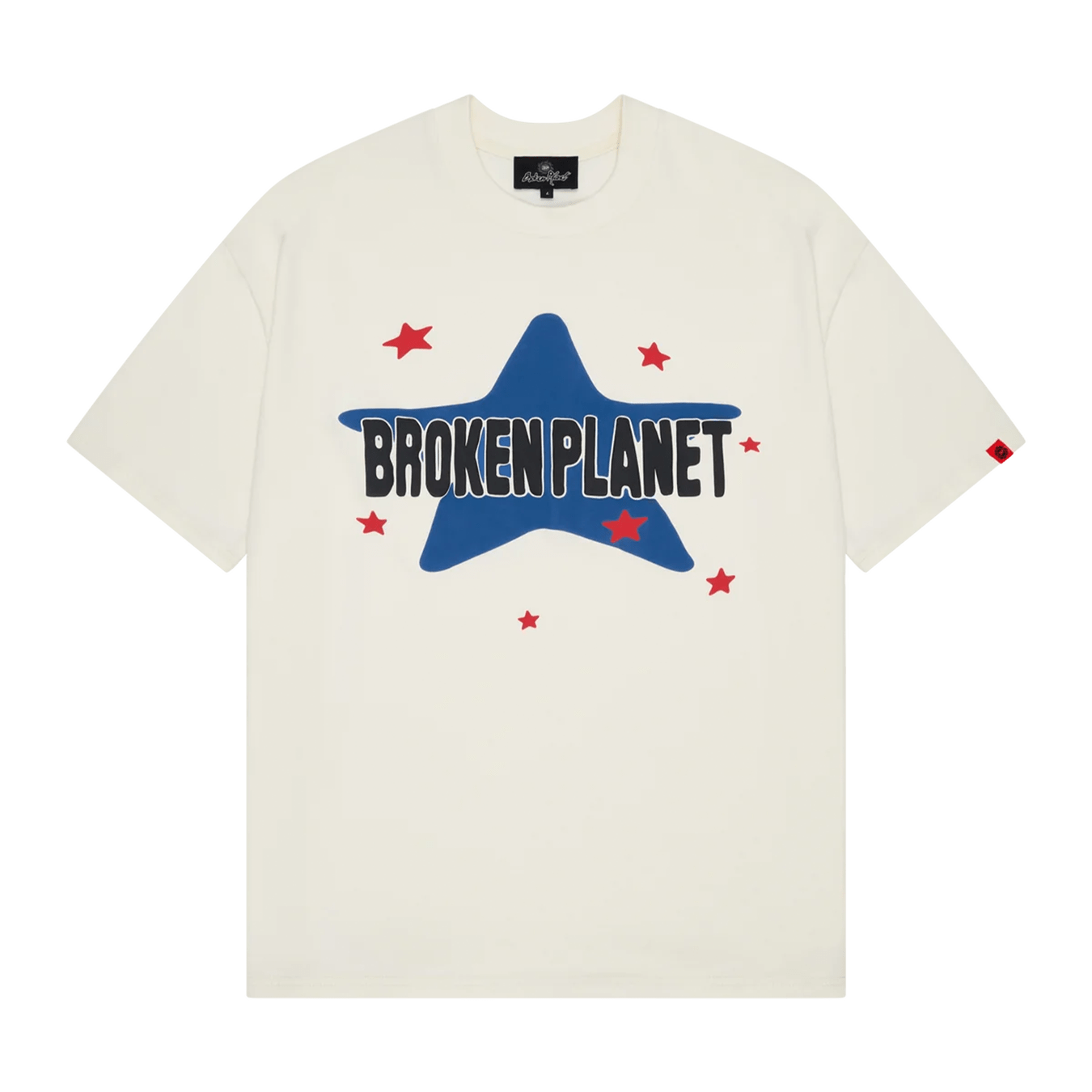 Broken Planet T-Shirt 'Star' - Vanilla White - Kick Game