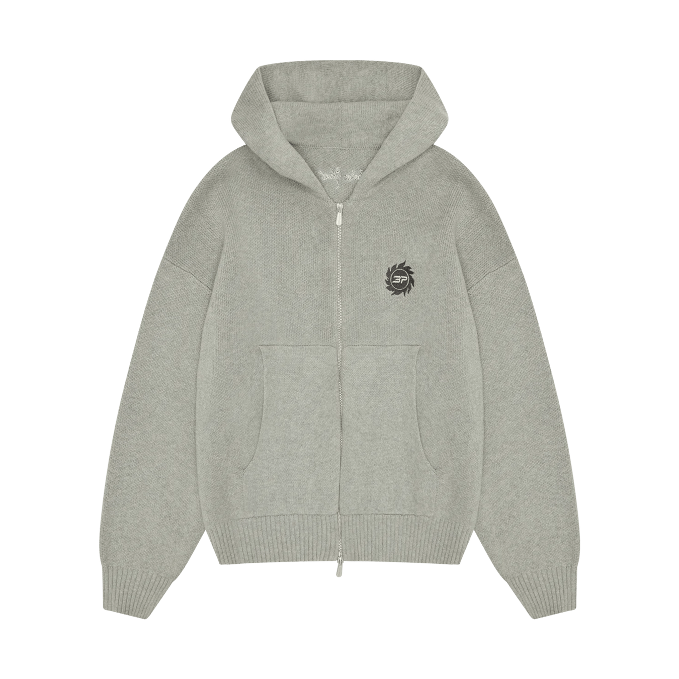 Broken Planet Market Sun Logo Knit Zip Up Hoodie - Kick Game