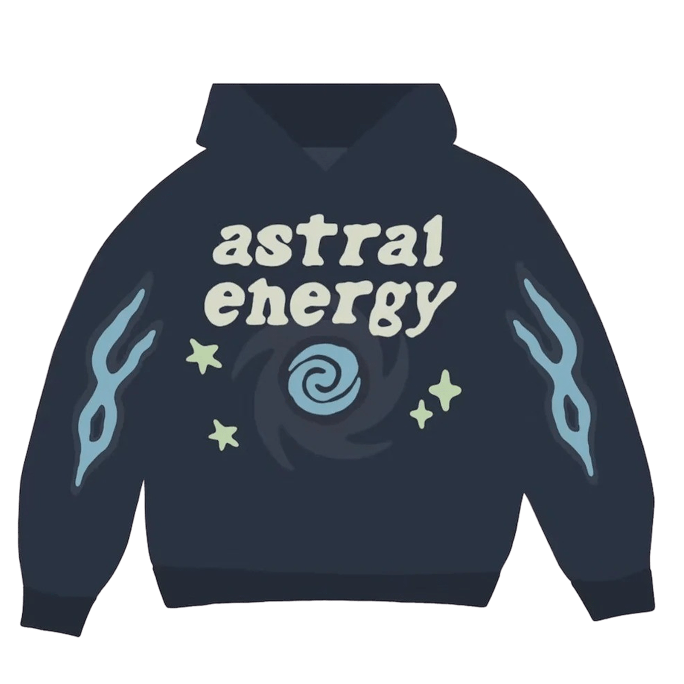 Broken Planet Hoodie Astral Energy Outer Space Blue Kick Game