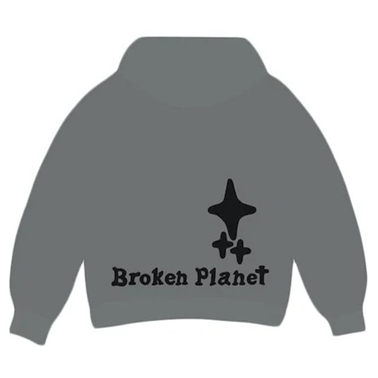 Broken Planet Market Hoodie 'Hidden In The Dark' - Shadow Grey - Kick Game