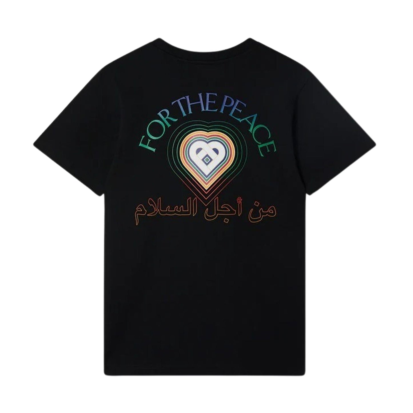 Casablanca For The Peace Gradient Printed T-Shirt 'Black' - Kick Game