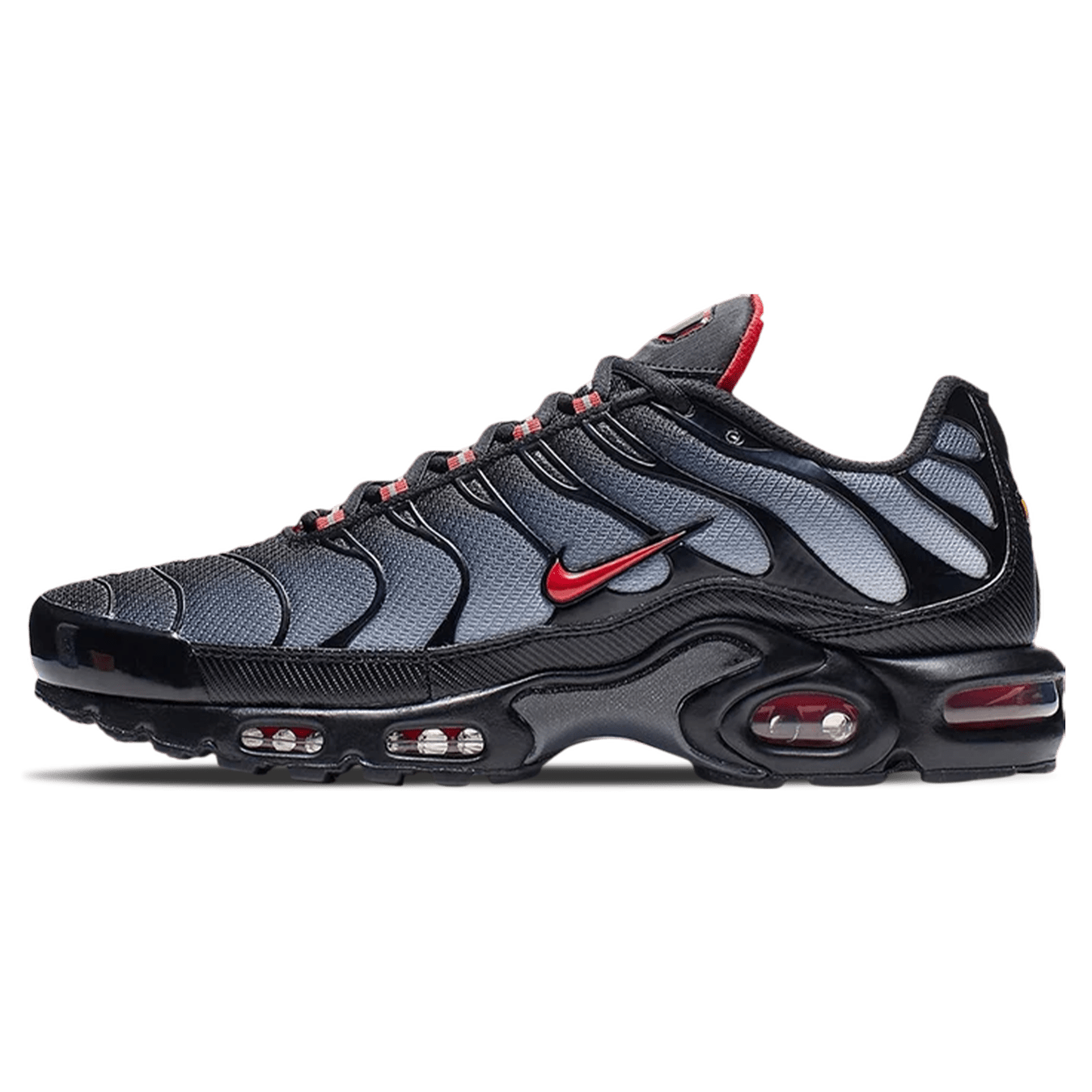 Air max plus black grey red discount