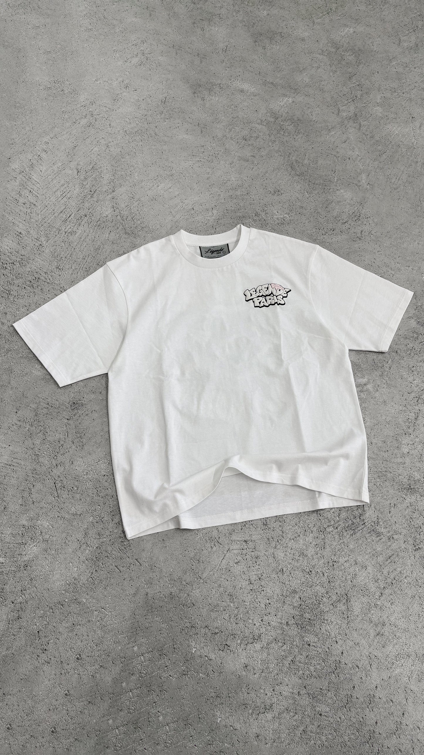 Legende Paris COLD WORLD T-SHIRT - WHITE - Kick Game