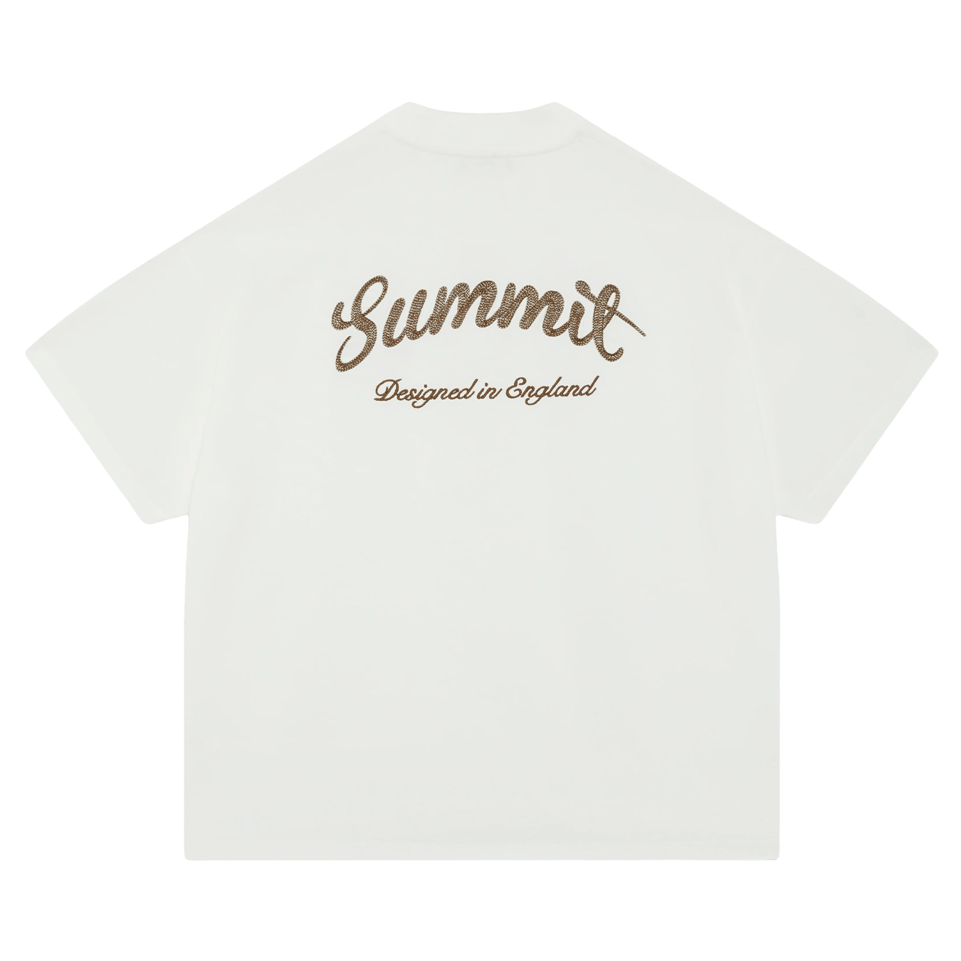 Summit Chainstitch T-Shirt 'Ecru' - Kick Game