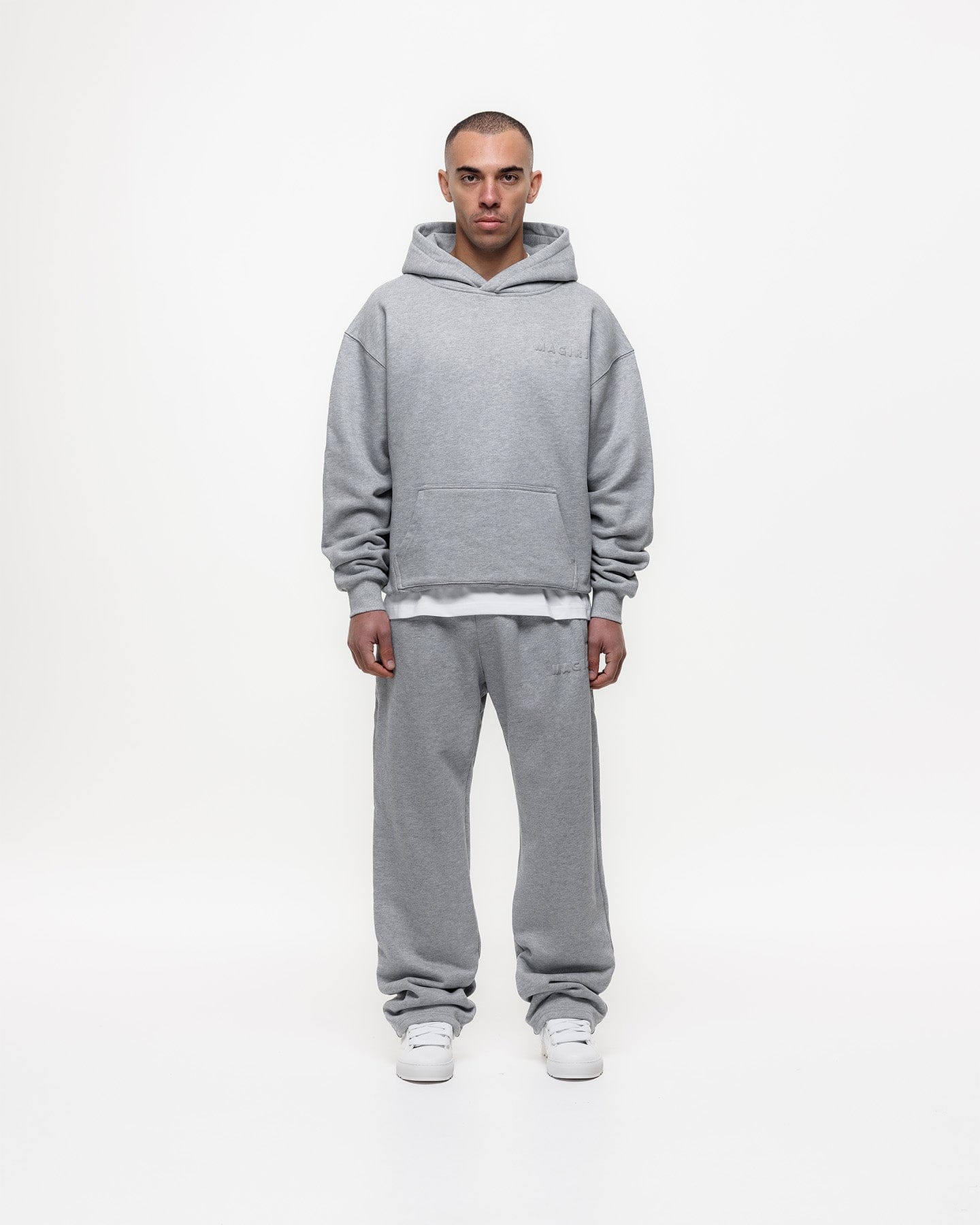 Magiri Core Puff Printed Joggers 'Grey' - Kick Game