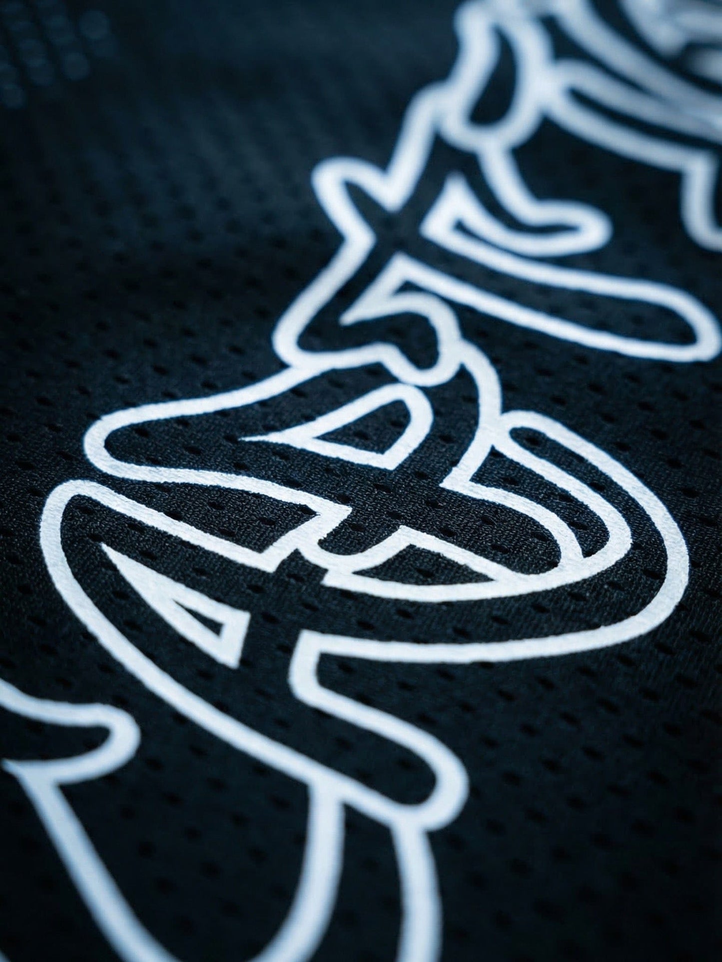 Legende Paris GRAFFITI MESH JERSEY - BLACK - Kick Game