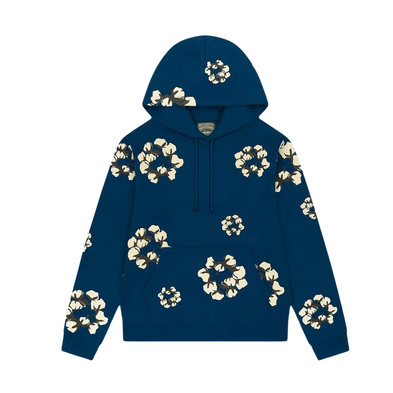 Denim Tears x Cactus Plant Flea Market Cactus Tears Wreath Hoodie 'Navy' - Kick Game