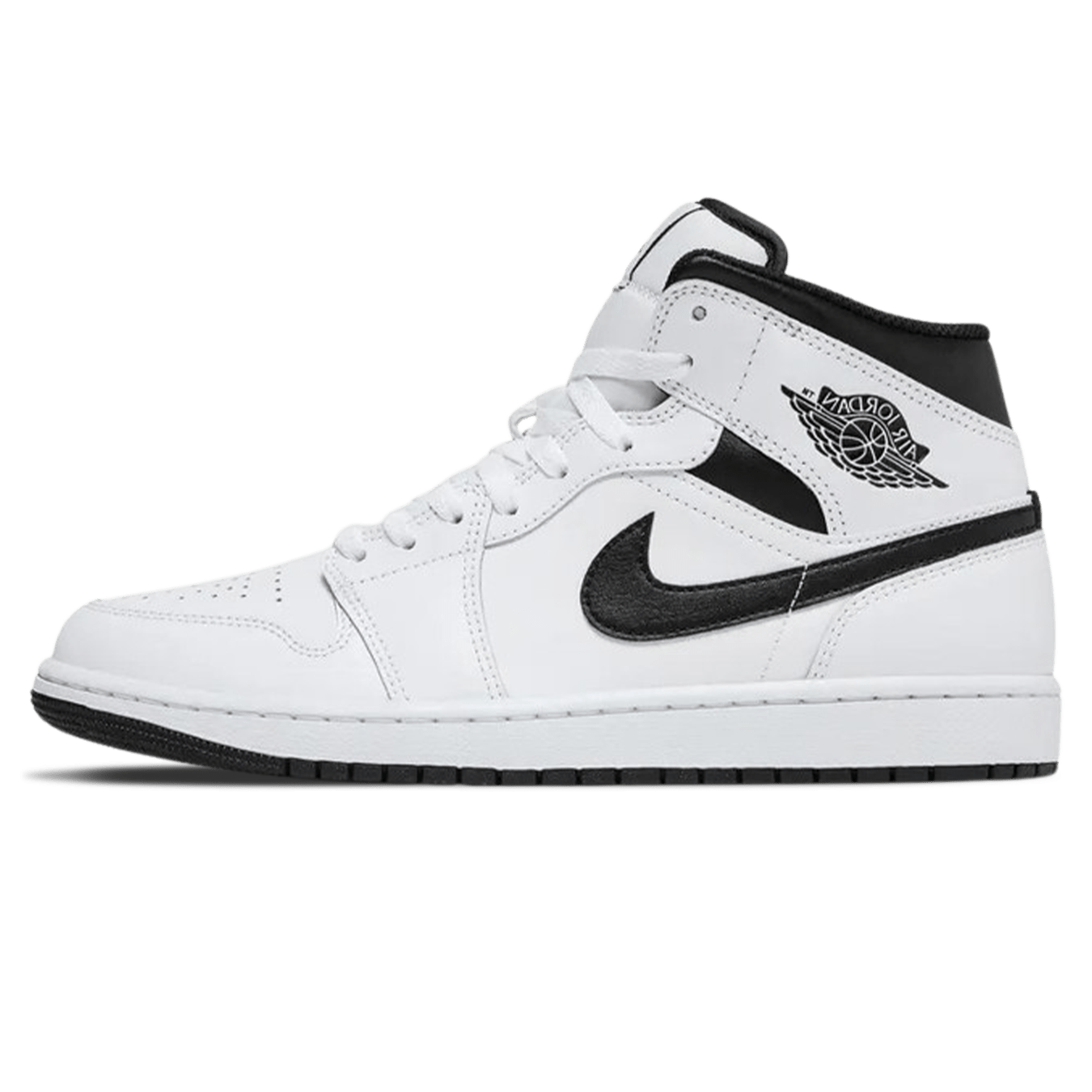 Air Jordan 1 Mid 'White Black' - Kick Game
