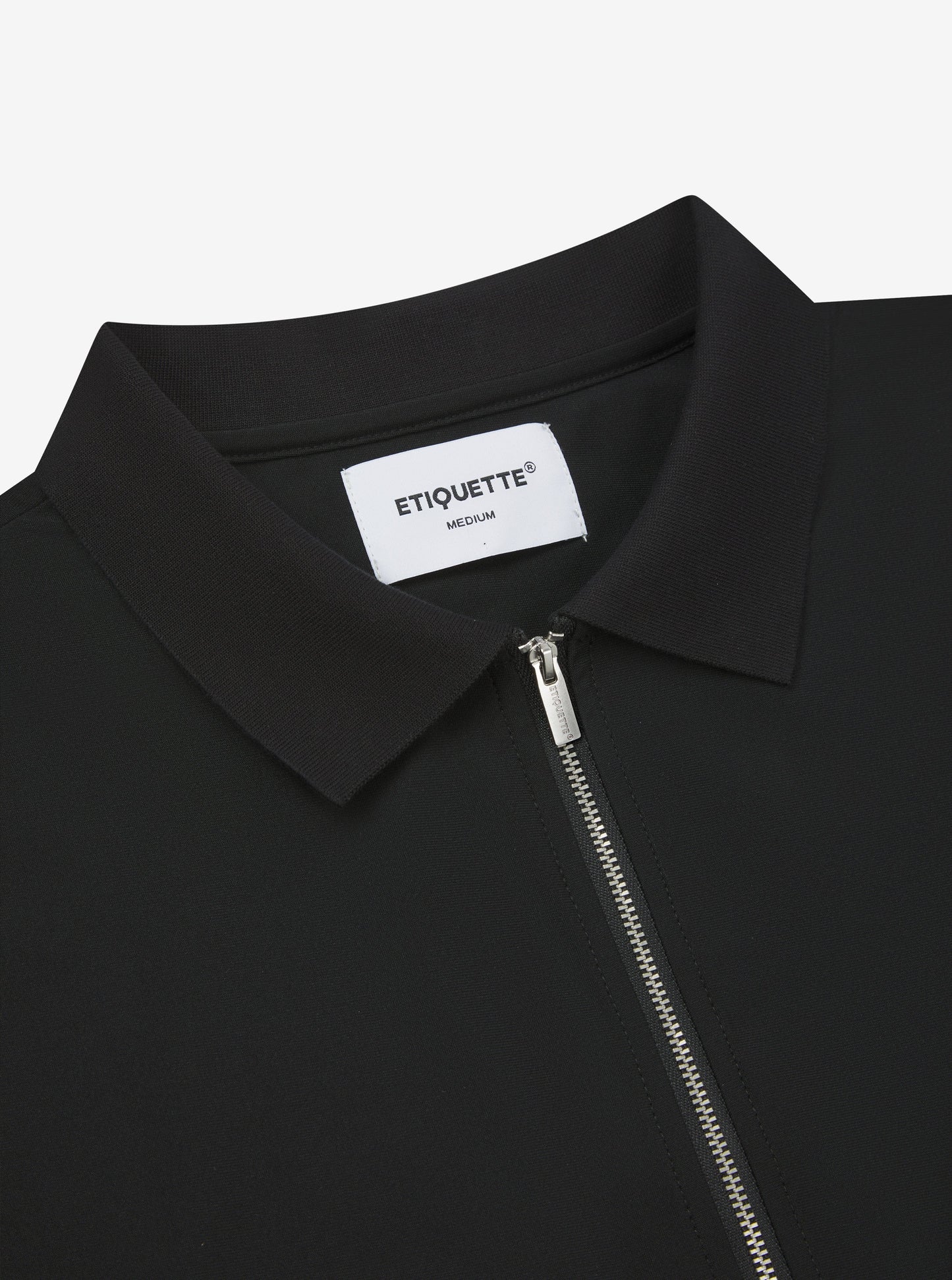 Etiquette Double Zip Overshirt 'Black' - Kick Game
