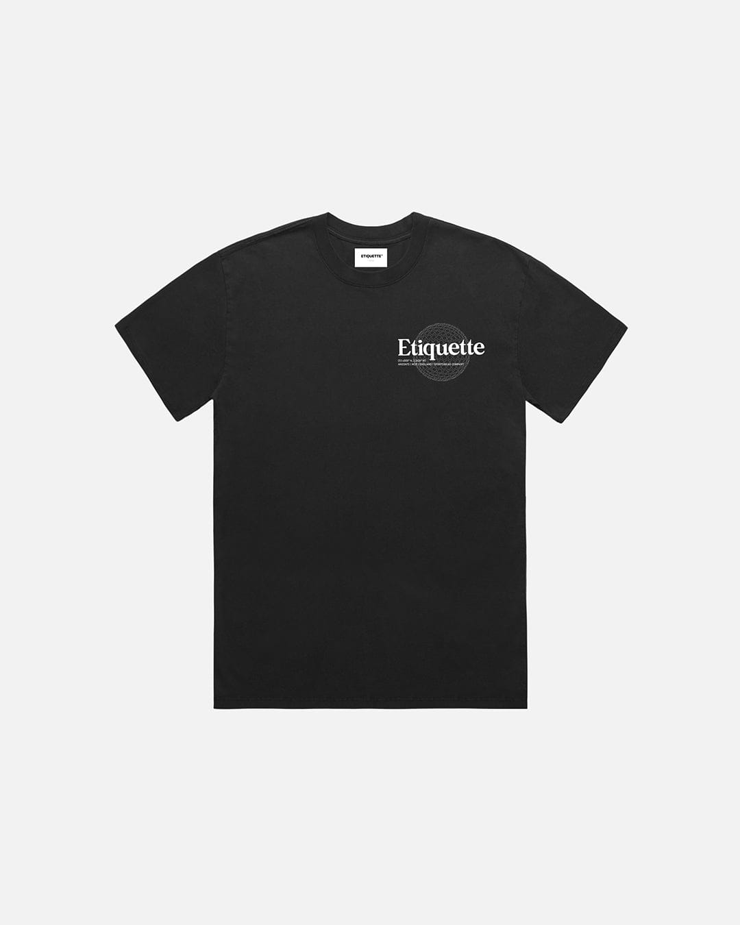 Etiquette Sphere Tee 'Black' - Kick Game