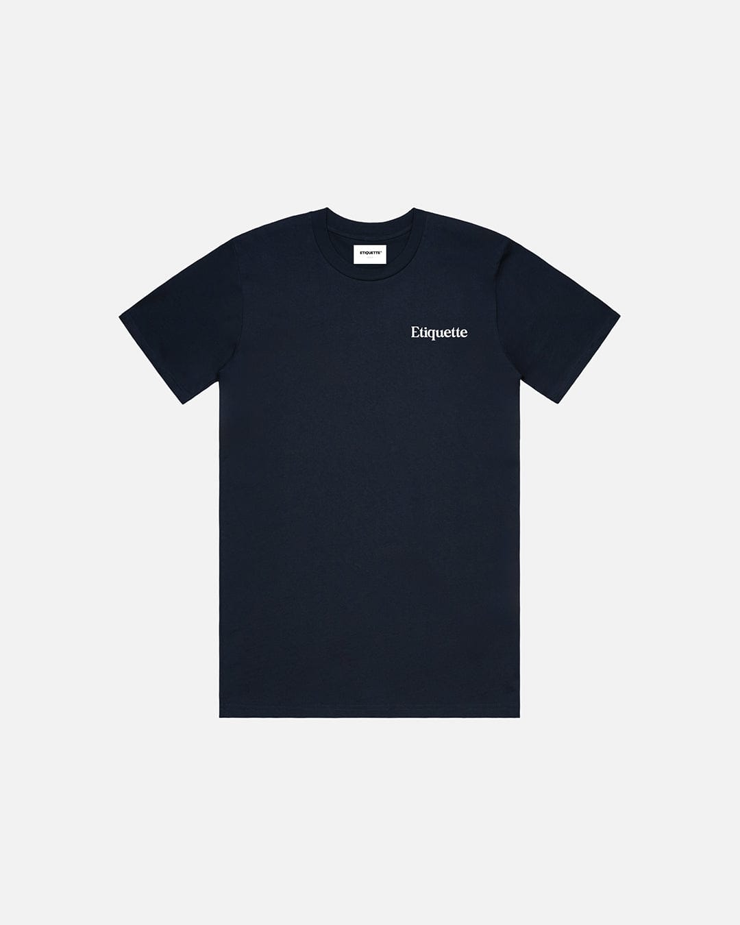 Etiquette Pure Organic Cotton Classic Tee 'Navy' - Kick Game