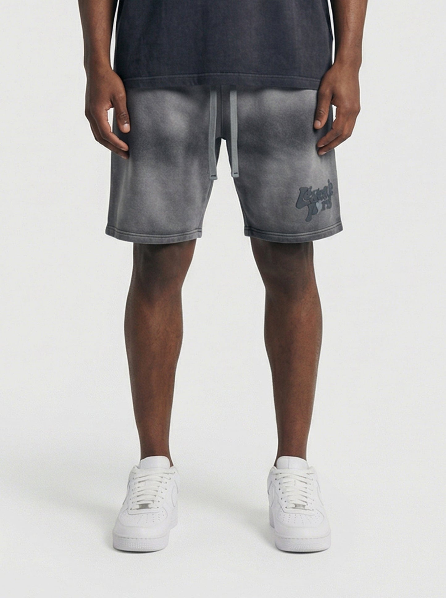 Legende Paris LND GRADIENT SHORT - CHARCOAL WASHED - Kick Game