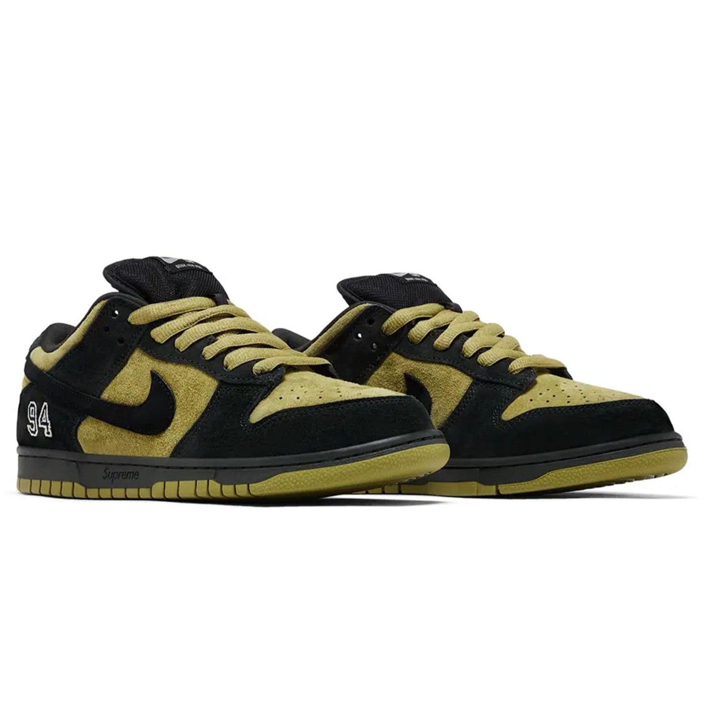 Nike Dunk Low SB x Supreme 'Camper Green' - Kick Game