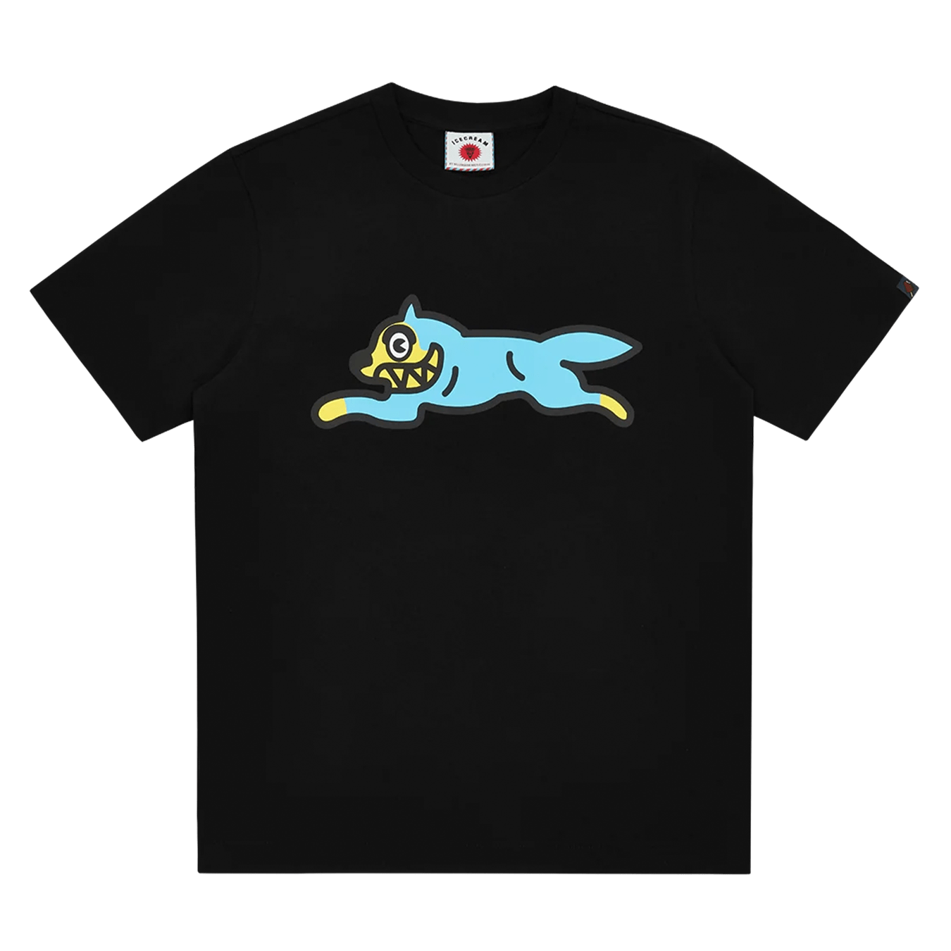 ICECREAM Running Dog T-Shirt 'Black Blue' — Kick Game