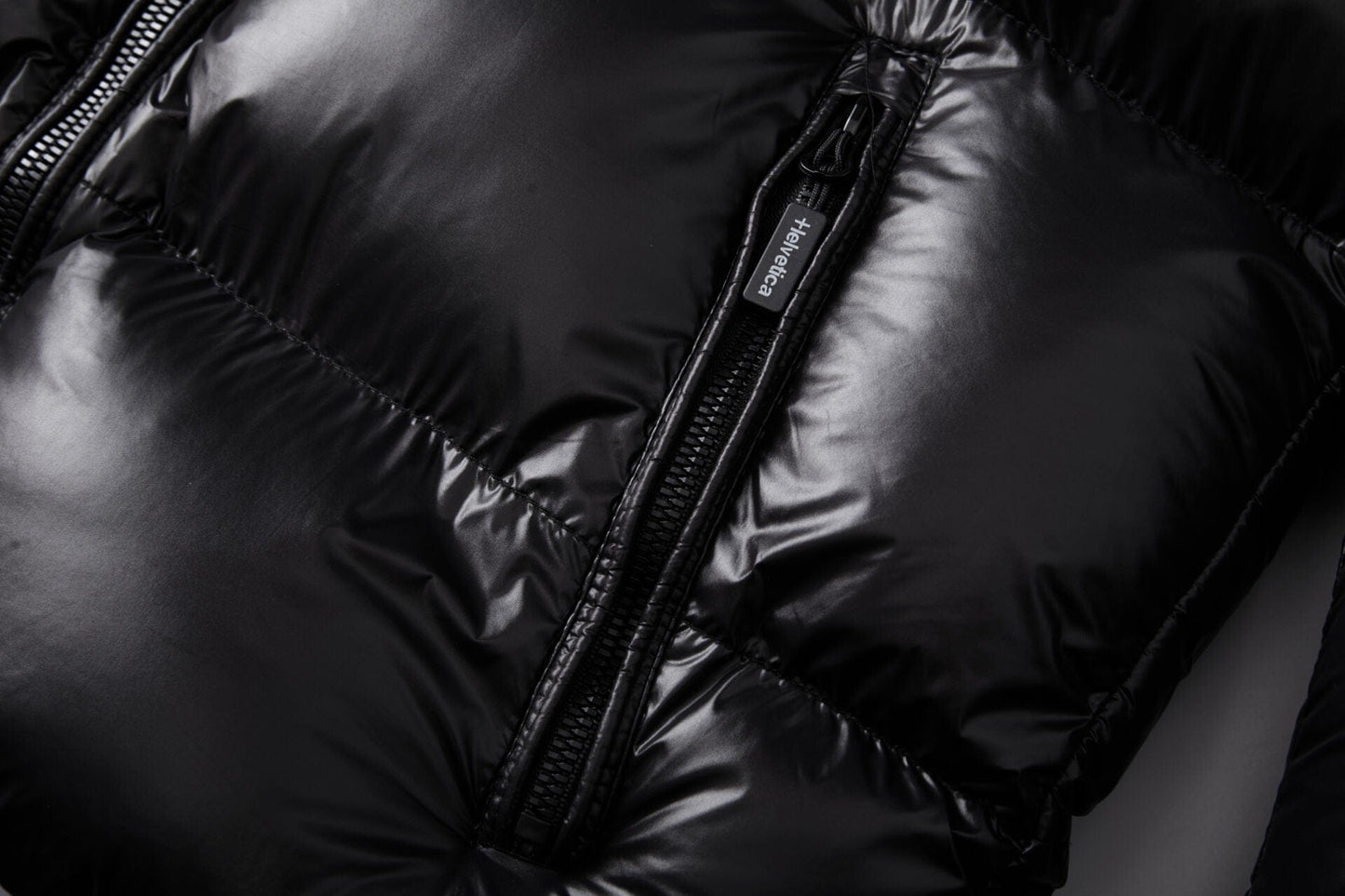 Helvetica Mountain Pioneers Edge Hooded Down Jacket - Kick Game