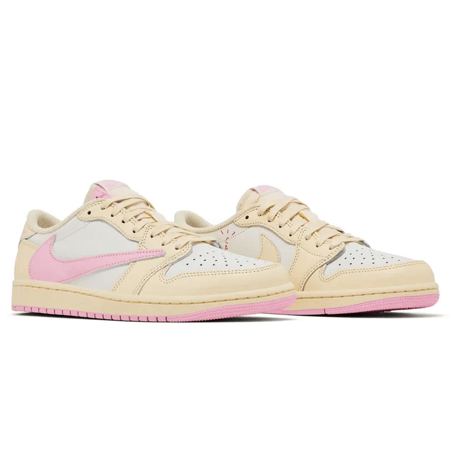 Travis Scott x Air Jordan 1 Retro Low OG 'Shy Pink' - Kick Game