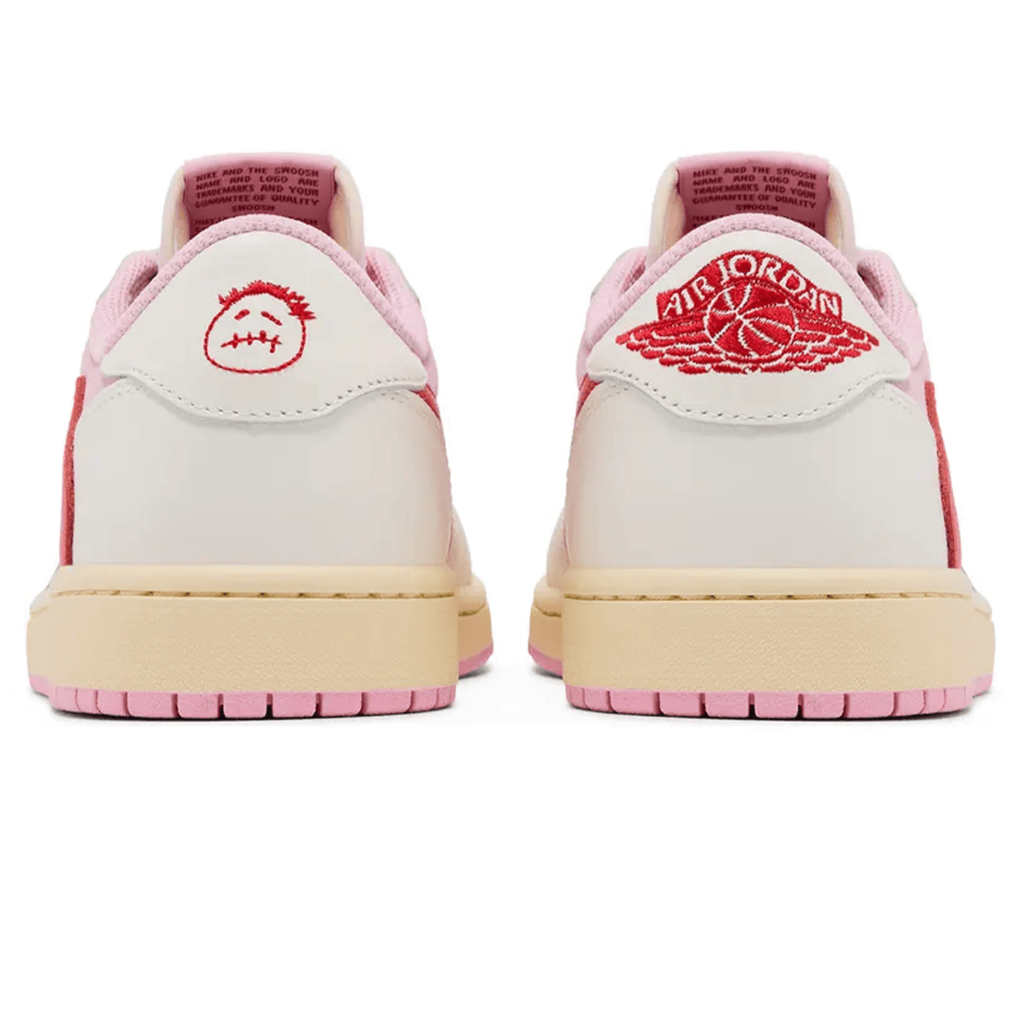Travis Scott x Air Jordan 1 Retro Low OG 'Sail Tropical Pink' - Kick Game