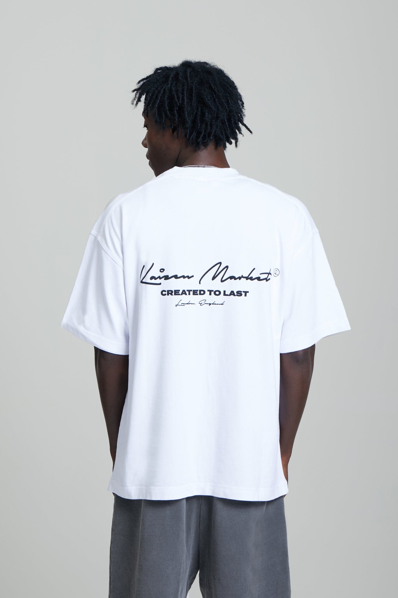 KAIZEN MARKET AUTOGRAPH TEE WHITE - Kick Game