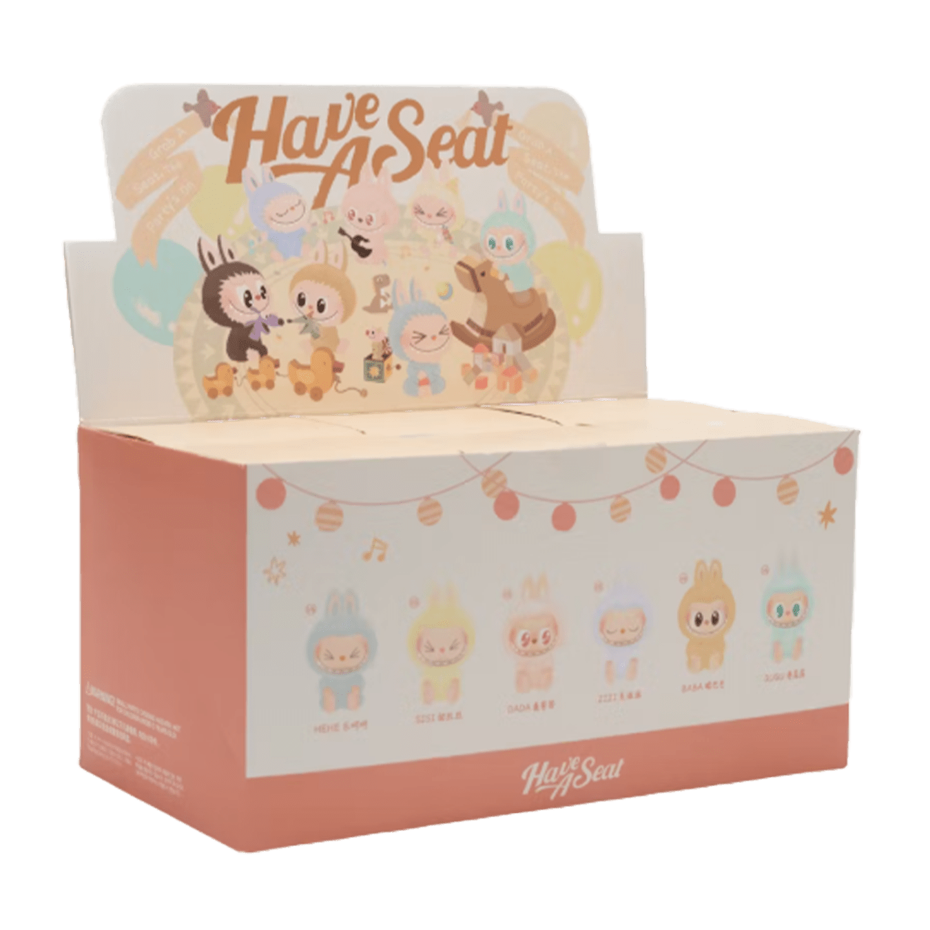 Pop Mart Labubu The Monsters Have a Seat Vinyl Plush Sealed Case