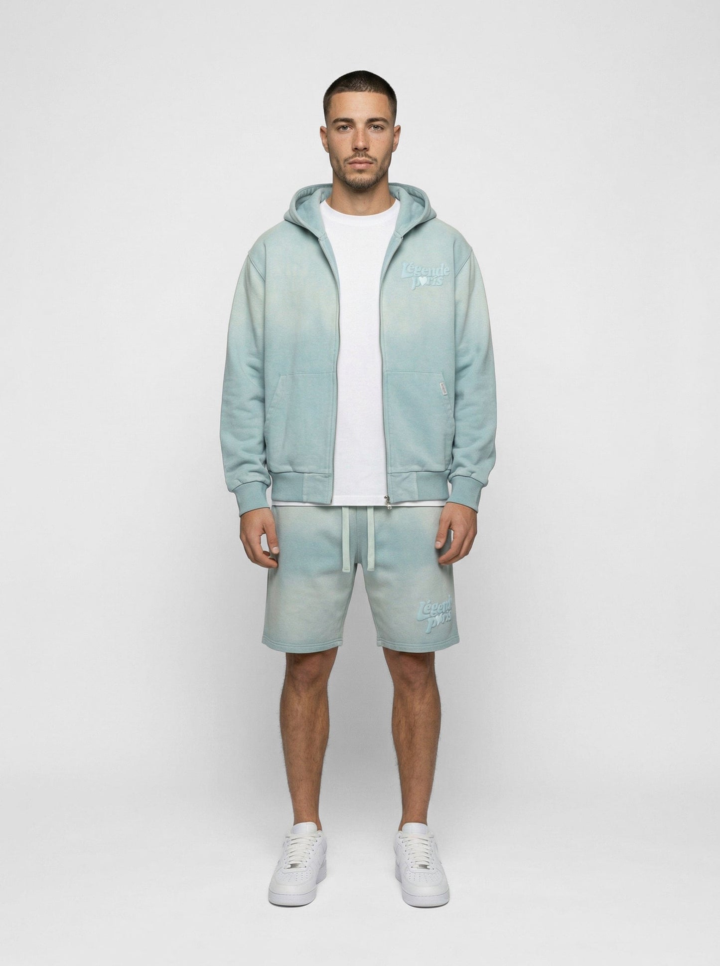 Legende Paris LND GRADIENT HOOD - ICY BLUE - Kick Game