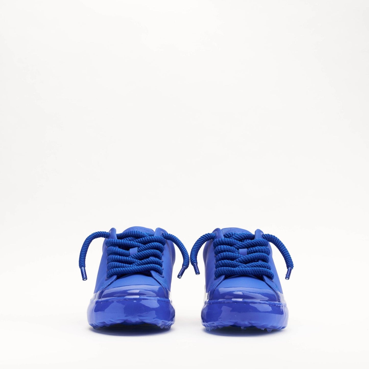 MALLET GRFTR Lite Men's Blue Ombre Dip Leather Trainers - Kick Game