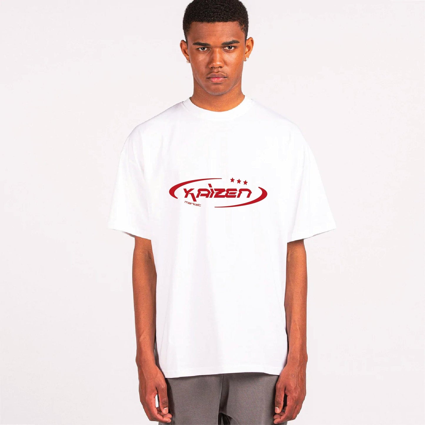 KAIZEN MARKET HI JACKER TEE WHITE - Kick Game