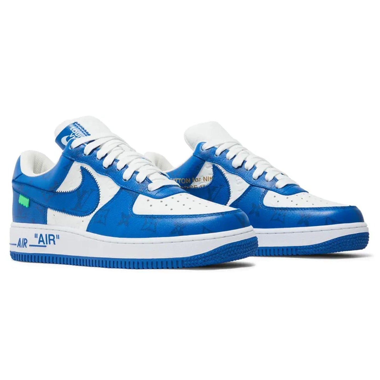 Louis Vuitton Nike Air Force 1 Low By Virgil Abloh White Royal - Kick Game